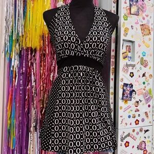 Vintage Y2K 2000s patterned halter tank